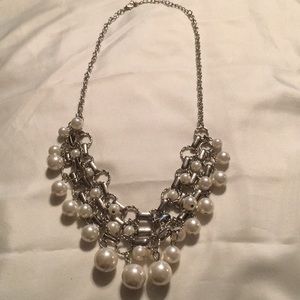 Silver & Pearl Necklace